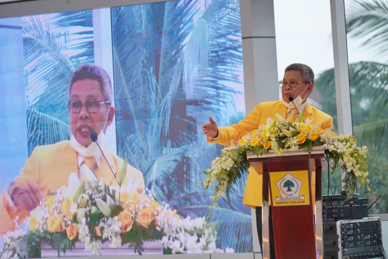 Dapat Kesempatan Tampil di Podium Rakernas Golkar, Taufan Pawe Nyatakan Siap Mengawal Apapun Keputusan Airlangga